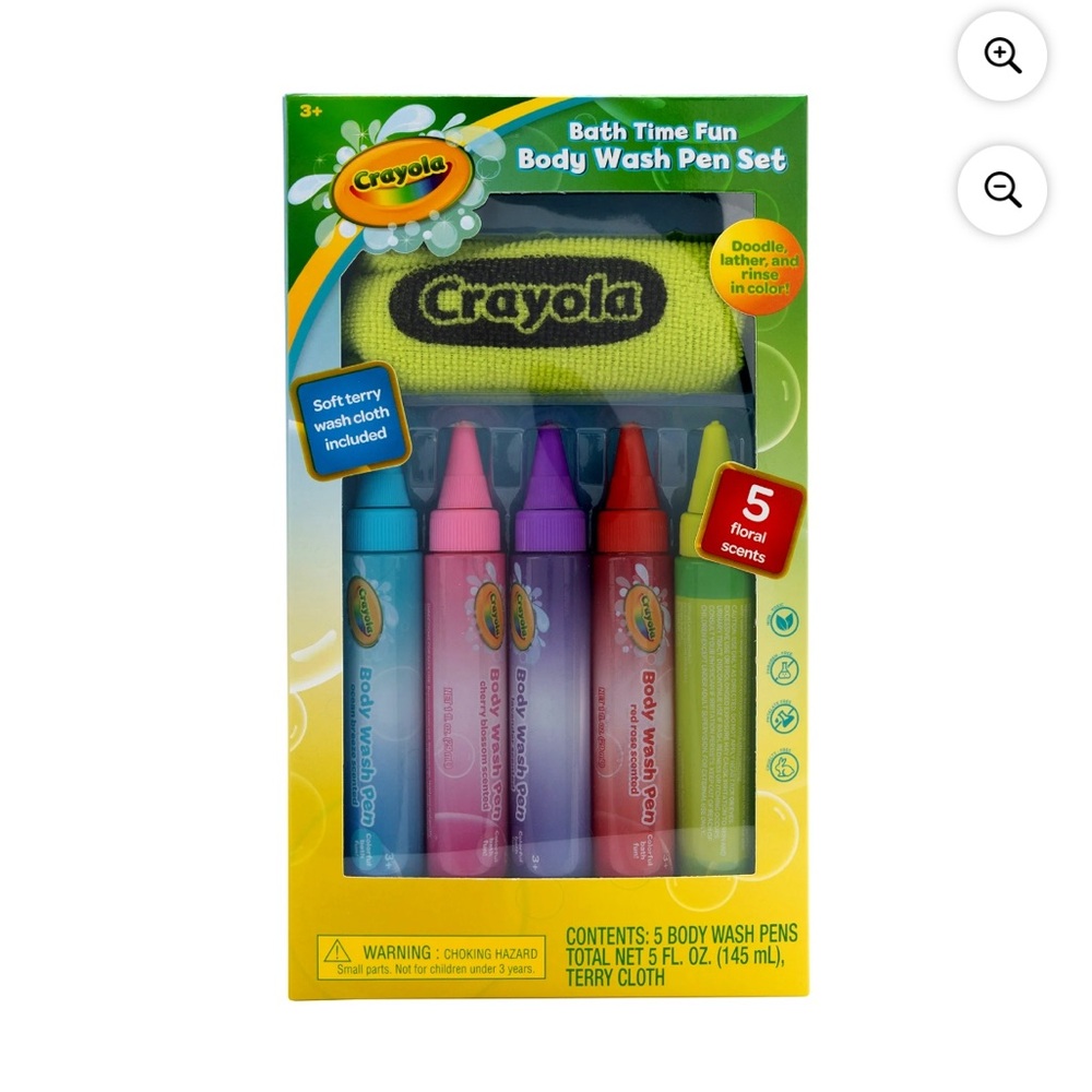 Crayola Bath Time Fun Body Wash Pen Set